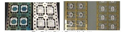 LED封装等离子清洗前后对比